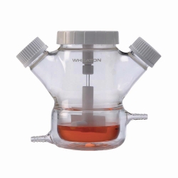 Spinner Flask, double sidearm, jacketed Celstir<sup>®</sup>