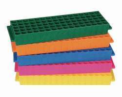 Microtube rack, PP, 80-well, set
