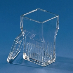 Färbetröge, Hellendahl mit Erweiterung, Natron-Kalk-Glas