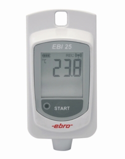 Funk-Temperaturdatenlogger mit internem NTC-Temperaturfühler EBI 25-T