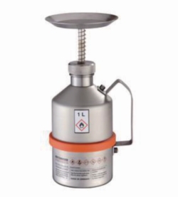 Bidon humecteur, en acier inox