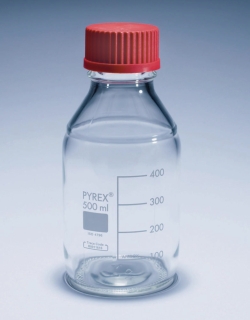 Flacons de laboratoire, Media-lab, PYREX<sup>®</sup>, avec bouchon à vis résistant à la chaleur
