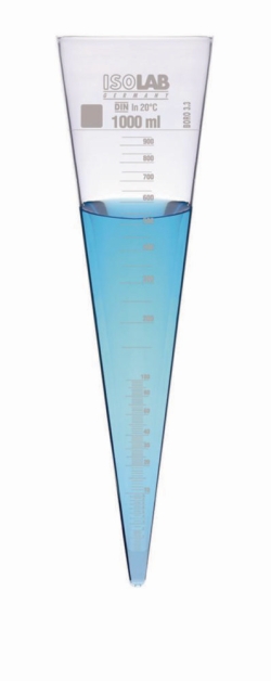 Cônes de sédimentation selon Imhoff, verre borosilicate 3.3
