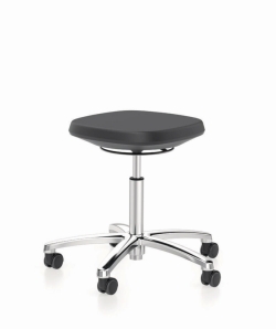 Tabouret de laboratoire Labsit, avec roulettes