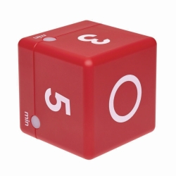 Minuteur CUBE TIMER, rouge