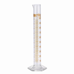 Eprouvette graduée, en verre DURAN<sup>®</sup>, forme haute, classe A, graduations brunes