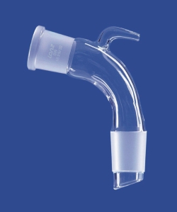 Delivery adapters, bent, with ventilation, DURAN<sup>®</sup> tubing