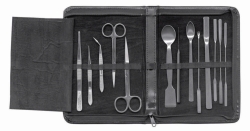 Chemist's large instrument set, 13-pieces