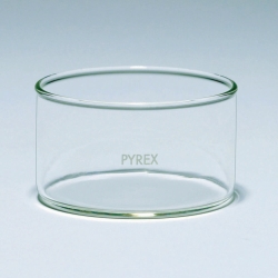 Kristallisierschale, flacher Boden, Pyrex<sup>®</sup>