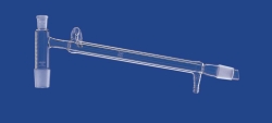 Distilling links with Liebig condenser and olive, DURAN<sup>®</sup> tubing