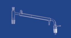 Distilling links with Liebig condenser and vacuum receiver adapter, DURAN<sup>®</sup> tubing