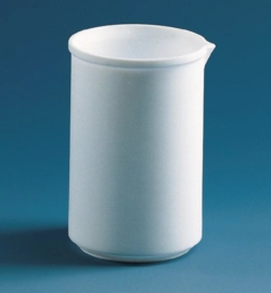 Becher, niedere Form, PTFE