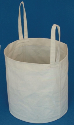 Linen carrier bag for large Dewar vessels