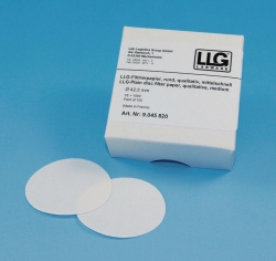 Papier filtre qualitatif , filtre rond, lente