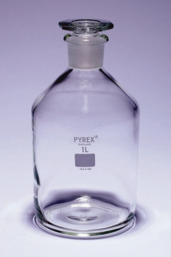 Steilbrust-Enghalsstandflaschen, Pyrex<sup>®</sup>