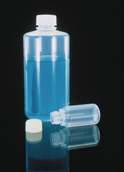 Enghalsflaschen Nalgene™ Typ 1600, FEP, mit Schraubverschluss, ETFE