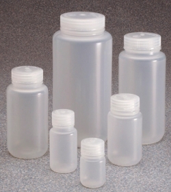 Wide-mouth bottles Nalgene™, PPCO, with screw cap, PP