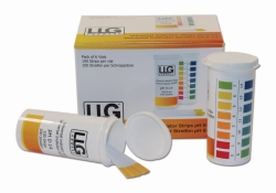 Papier indicateur universel - <i>"Premium</i>", en bandelettes, boîte avec couvercle clipsable