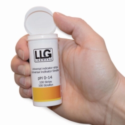 Universal Indicator strips "Premium", in vial with snap lid