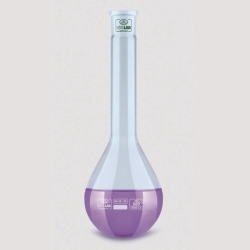 Kjeldahl flasks with ground neck, borosilicate glass 3.3