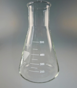 Erlenmeyer flasks, Borosilicate glass 3.3, wide neck