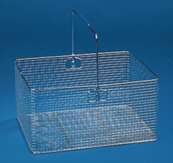 Paniers de transport, fil dacier inoxydable