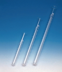 Tube à essais avec bec, en verre sodocalcique