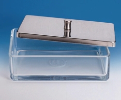 Plateaux à instruments, verre