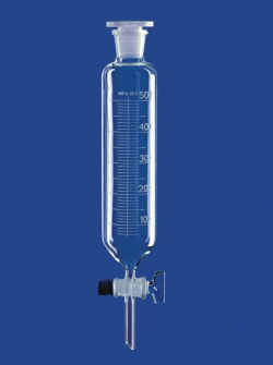 Ampoule à décanter en verre borosilicaté 3.3
