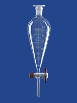 Ampoule à décanter selon Squibb, en verre borosilicaté 3.3