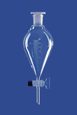 Ampoules à décanter, verre borosilicaté 3.3