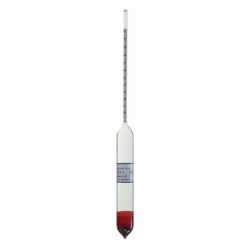 Precison-Hydrometer, Alcoholmeters, with thermometer, calibratable