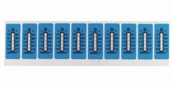 Temperaturmessstreifen Thermax<sup>®</sup>, irreversibel, 5 Temperaturen