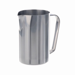 Measuring jugs with handle, stainless steel, straight shape