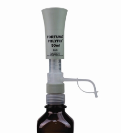 Flaschenaufsatz-Dispenser POLYFIX<sup>®</sup>, mit PTFE-beschichtetem Kolben