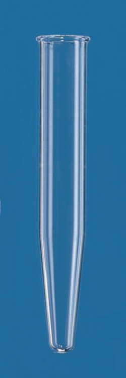 Centrifuge tubes, AR-GLAS<sup>®</sup> or borosilicate glass 3.3, ungraduated, with beaded rim