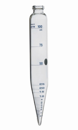 ASTM-Zentrifugengläser, zylindrisch, unten konisch, Borosilikatglas 3.3