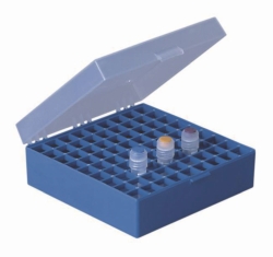 Boîtes de stockage cryogénique, en PP, 133 x 133