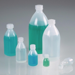 Enghalsflaschen Bio, mit Schraubverschluss, Green LDPE