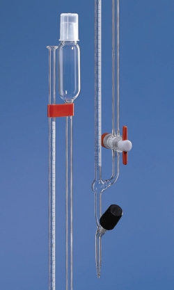 Microburettes type Bang, verre borosilicate 3.3, classe AS, avec certificat d'étalonnage DAkkS