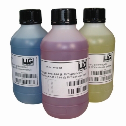 pH-Pufferlösungen mit Farbcodierung