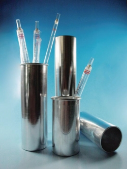 Boîte pour pipettes, en aluminium