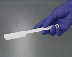 Disposable sampling spatula, PS, white