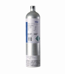 Gaz étalon en bouteilles à usage unique