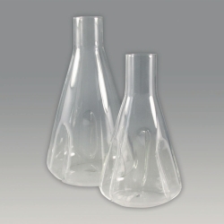 Culture flasks, borosilicate glass 3.3, with beaded rim