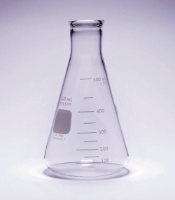 Enghals-Erlenmeyerkolben, PYREX<sup>®</sup>, verstärkter Rand