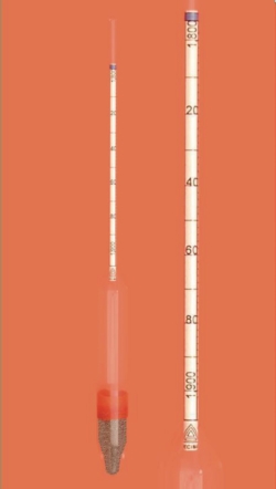 Dichte-Aräometer ohne Thermometer