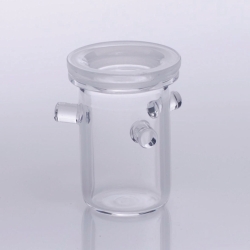 Incineration crucibles, quartz glass, acc. to Rademacher