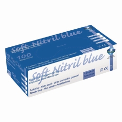 Einmalhandschuhe Soft Nitril blue