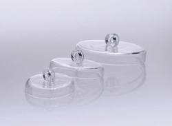 Couvercle pour creuset, verre de quartz